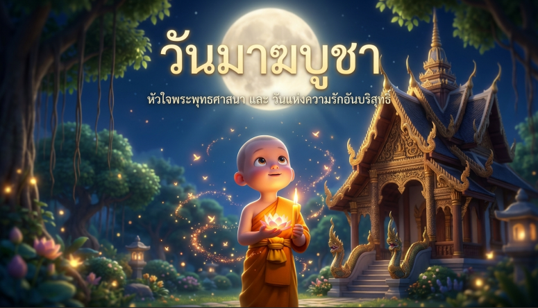 สื่อการสอน วันมาฆบูชา